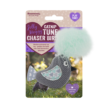 Rosewood Catnip Tune Chaser Bird