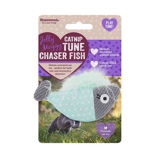 Rosewood Catnip Tune Chaser Fish