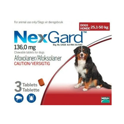 NexGard Chewable Tick & Flea Tablets for Dogs