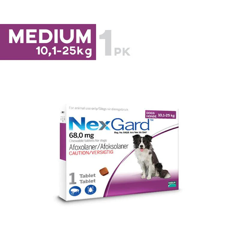 NexGard Chewable Tick & Flea Tablets for Dogs