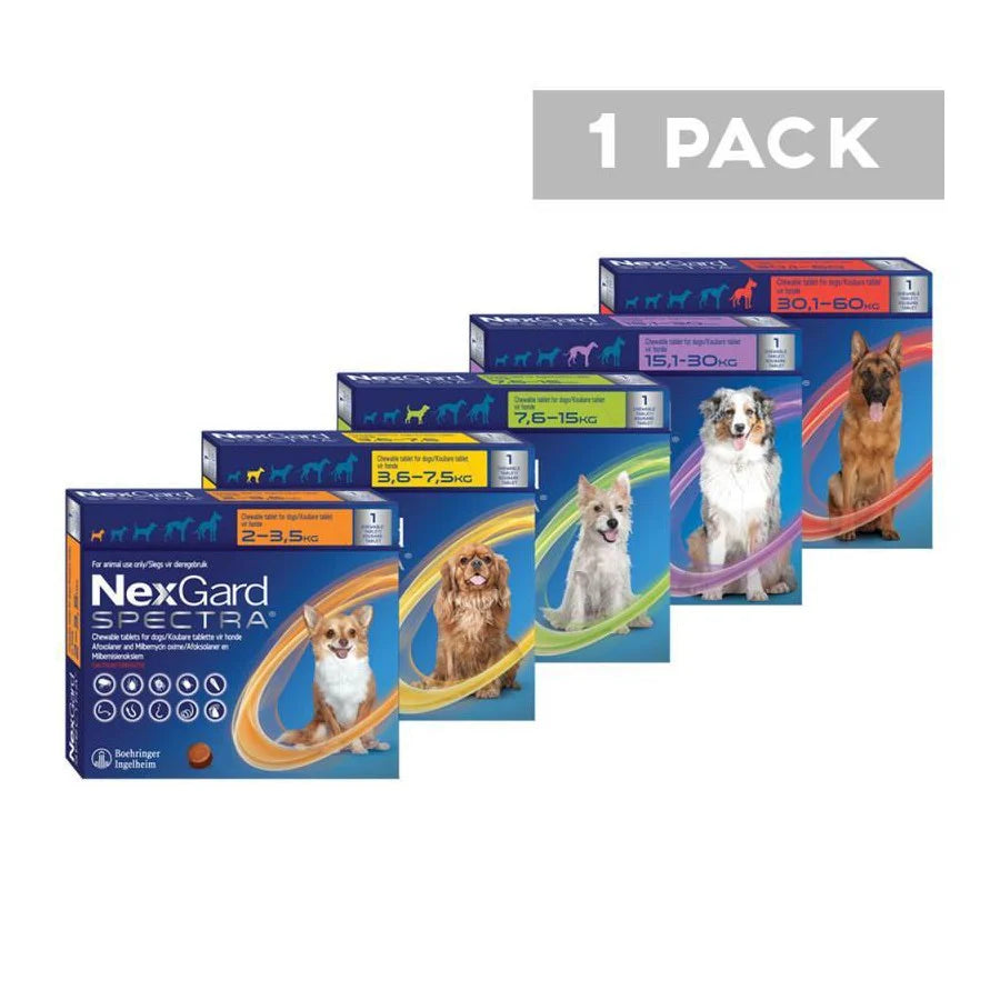 NexGard Spectra Chewable Tick & Flea Tablets