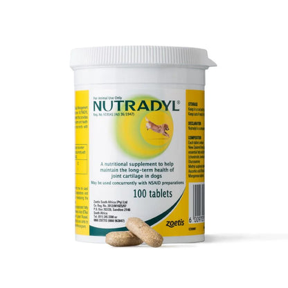 Nutradyl Joint Supplement Dog 100 Tabs