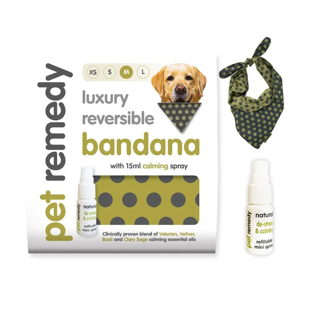 Pet Remedy Bandana & 15ml Calming Spray