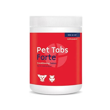 Pet Tabs Forte Advanced Nutritional Supplement Dog & Cat - 120 Tablets