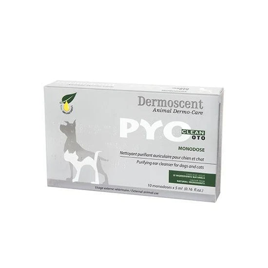 Dermoscent Pyoclean Oto Ear Pipettes 10 x 5ml