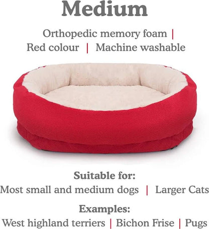 Rosewood Red Orthopaedic Bed