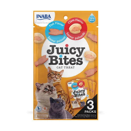 JUICY BITES 3 Pack - Cat Treats Crab & Scallop