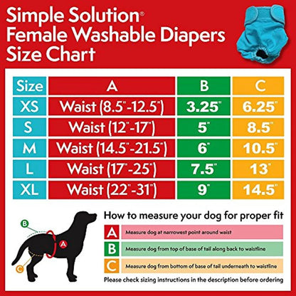 Simple Solution Washable Dog Diapers