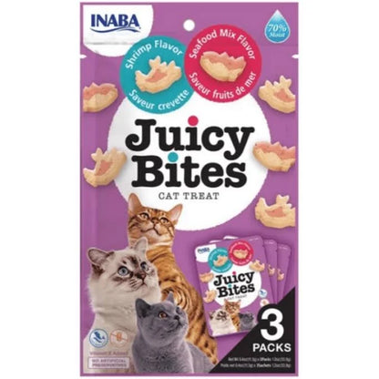 JUICY BITES 3 Pack - Cat Treats Crab & Scallop