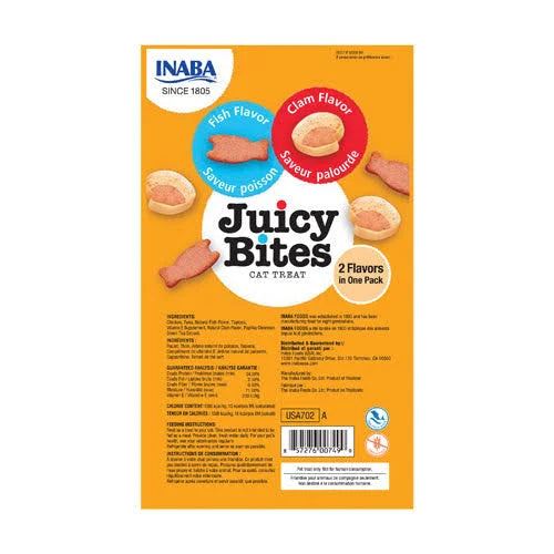 JUICY BITES 3 Pack - Cat Treats Crab & Scallop