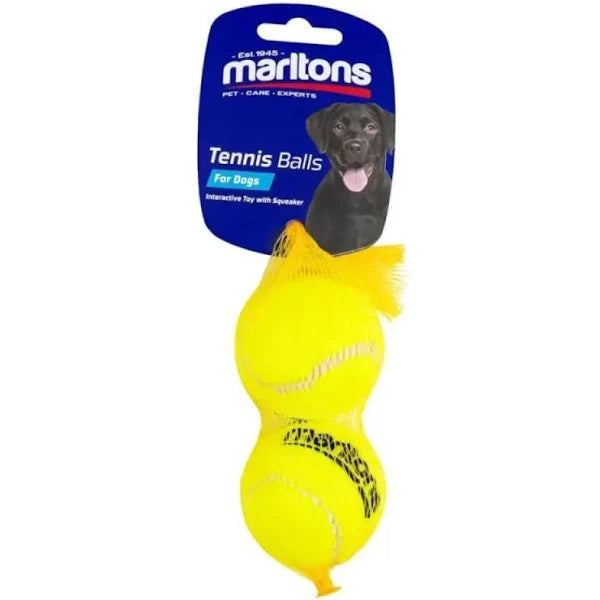 Marltons Tennis Ball with Squeaker