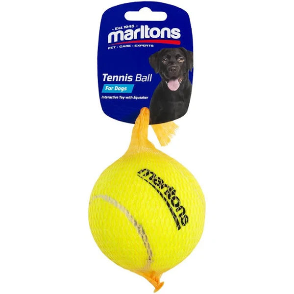 Marltons Tennis Ball with Squeaker