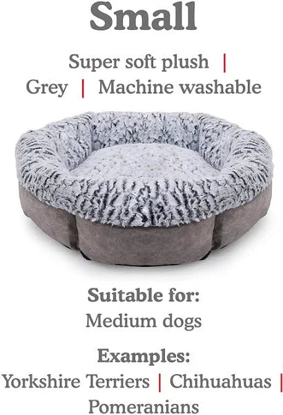 Rosewood Luxury Fleece Lined Plush Bed