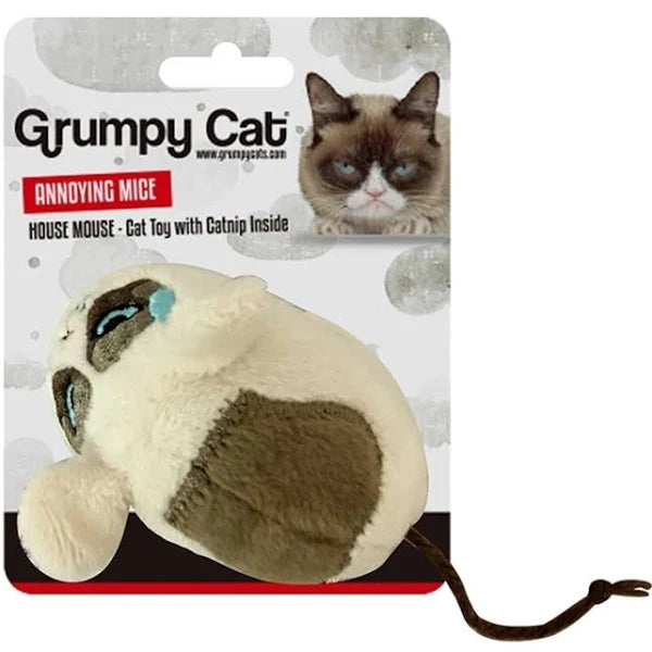 Rosewood Grumpy Mouse Cat Toy