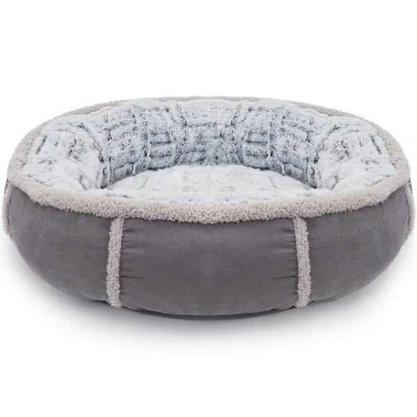 Rosewood Deep Plush Grey Donut