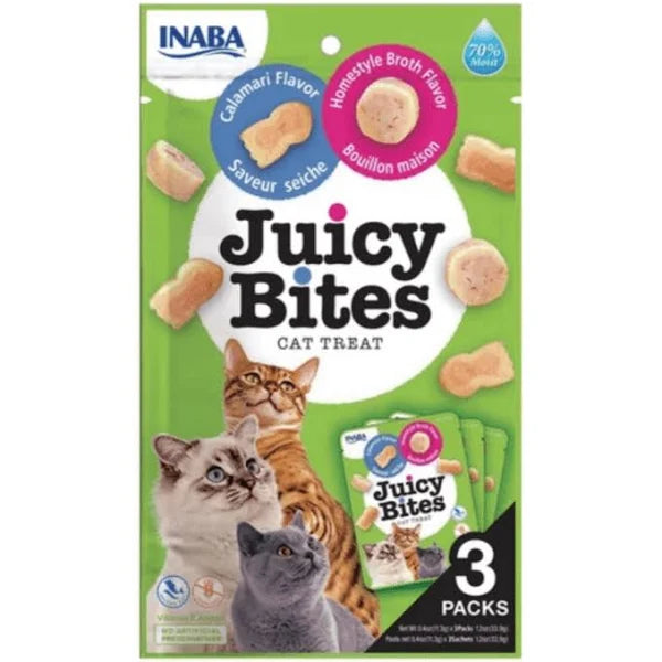 JUICY BITES 3 Pack - Cat Treats Crab & Scallop