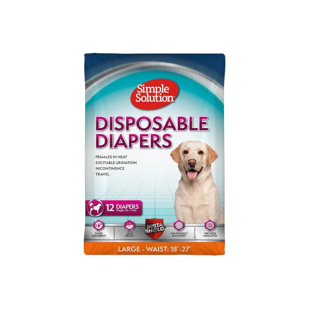 Simple Solution Disposable Diapers 12 Pieces