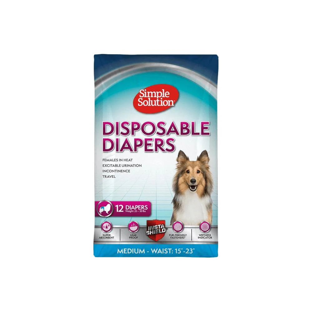 Simple Solution Disposable Diapers 12 Pieces