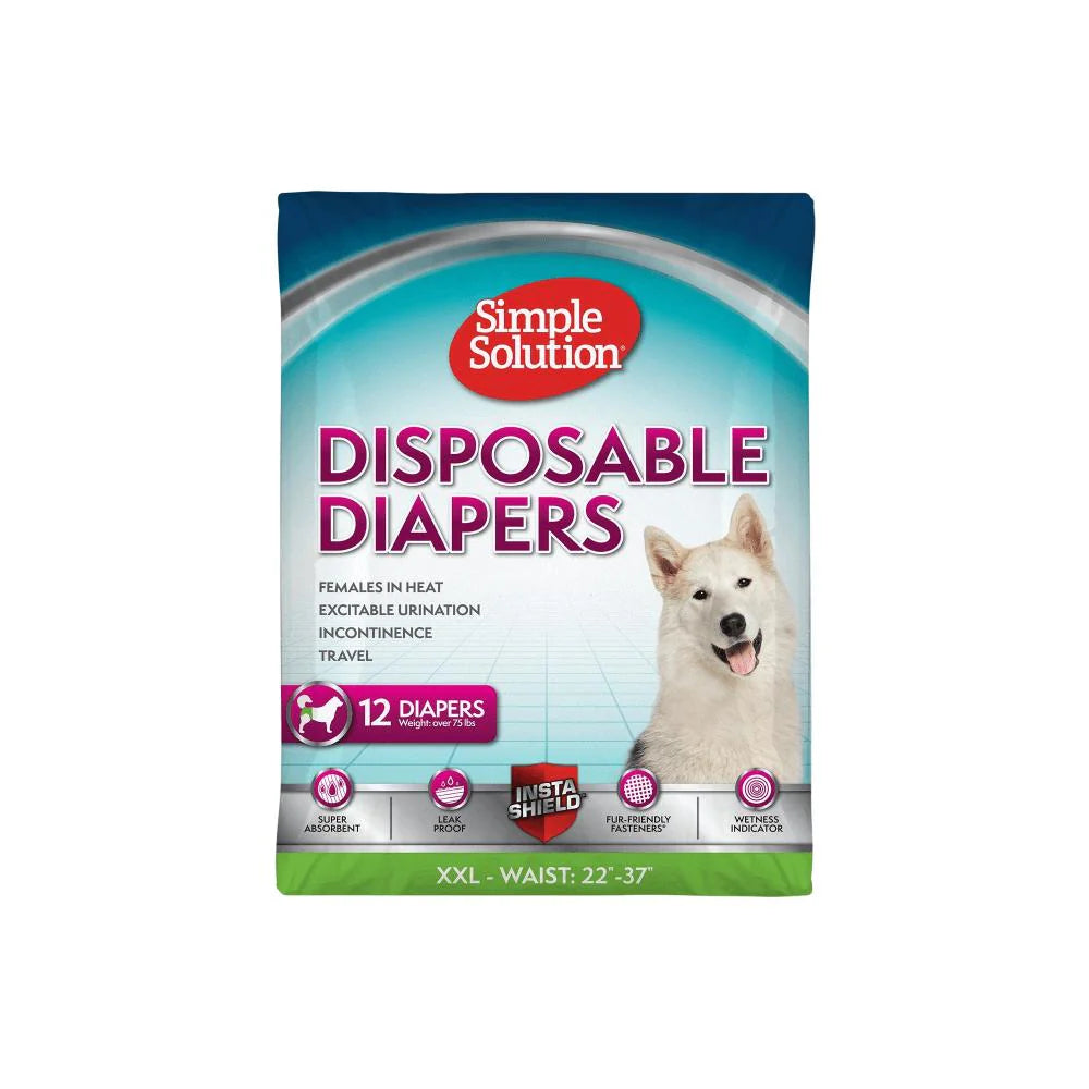 Simple Solution Disposable Diapers 12 Pieces