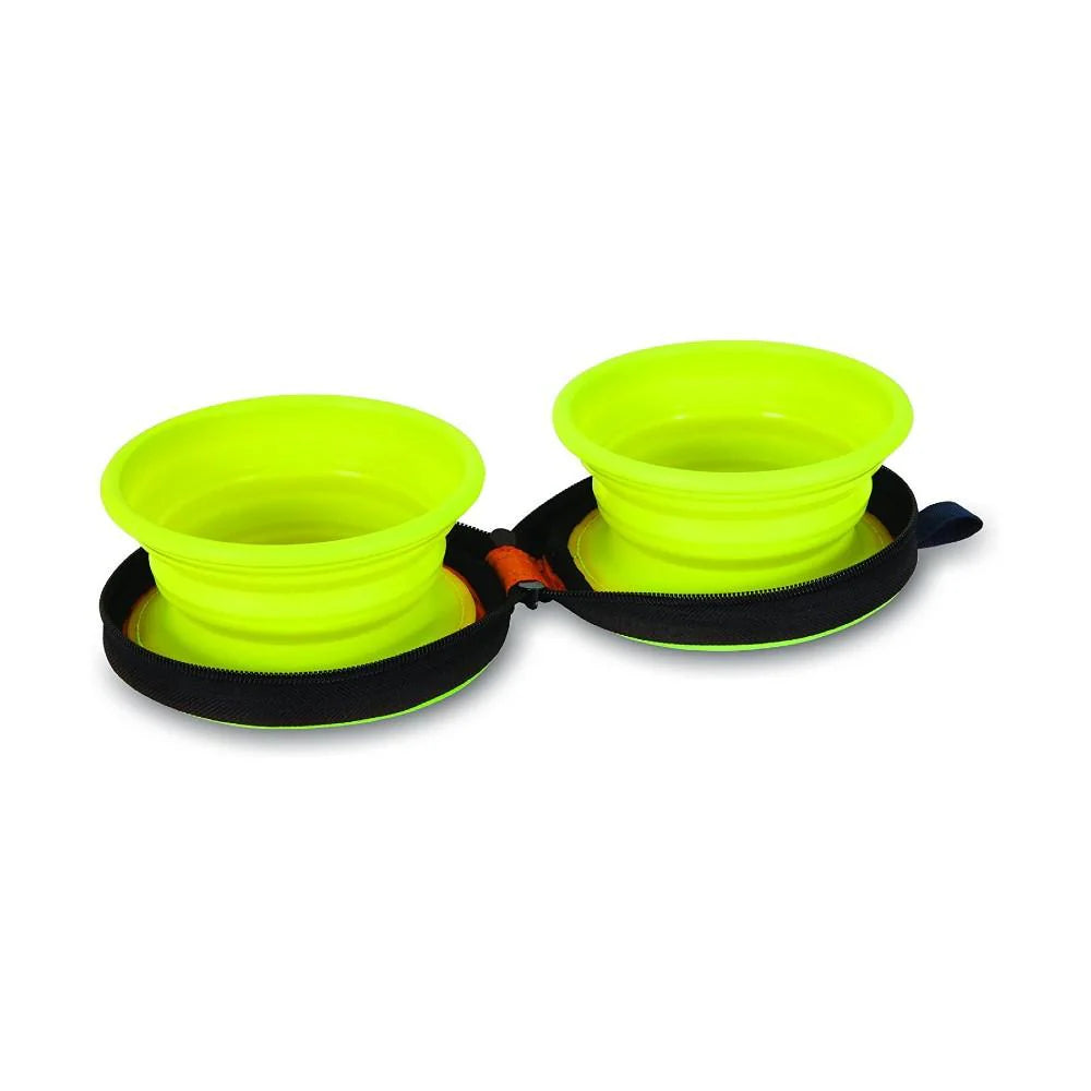 Petmate Silicone Travel Bowl Duo