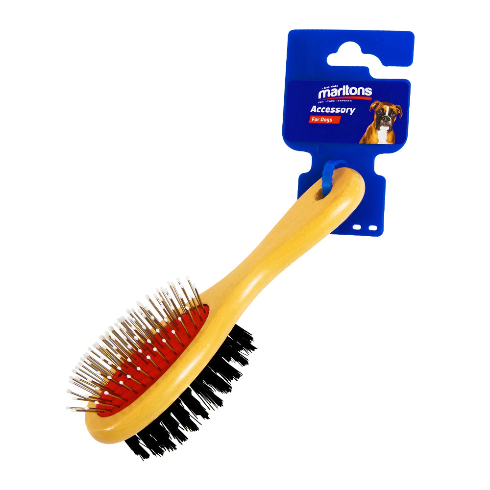 Marltons Double Sided Cat & Puppy Brush