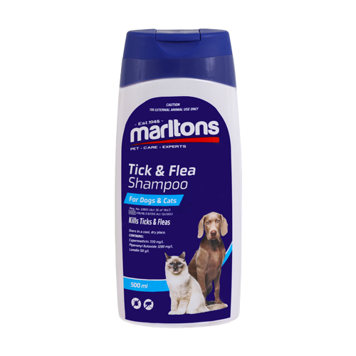 Marltons Tick And Flea Shampoo For Dogs & Cats